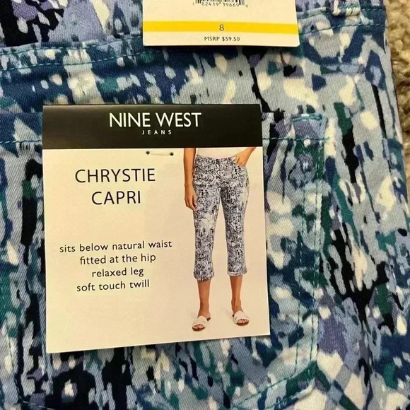 NWT Nine West Chrystie Capri size 8 (T124) - Picture 14 of 16